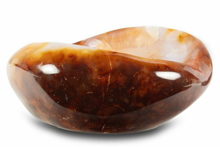 Beautiful Carnelian Agate Dish - Madagascar #323445